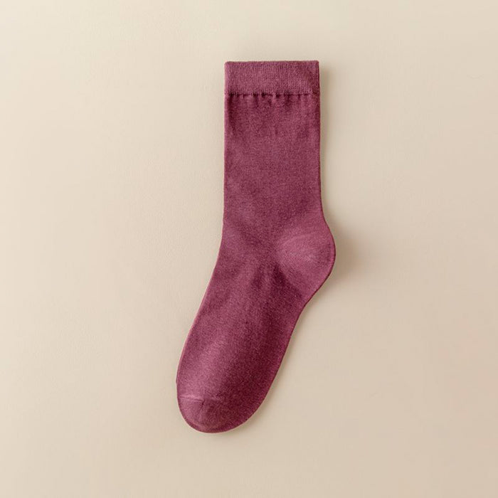 Calcetines Liso Color Púrpura 36-40