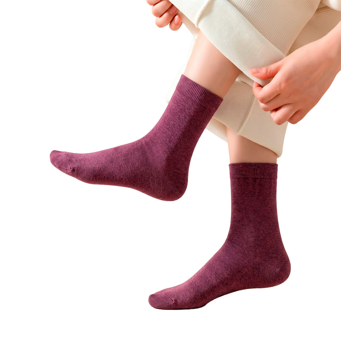 Calcetines Liso Color Púrpura 36-40