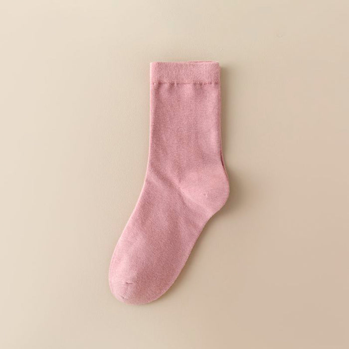 Calcetines Liso Color Palo Rosa 36-40