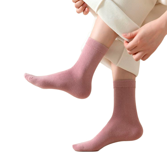 Calcetines Liso Color Palo Rosa 36-40