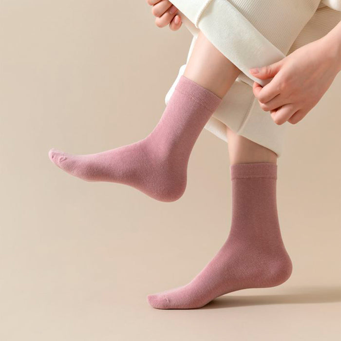 Calcetines Liso Color Palo Rosa 36-40