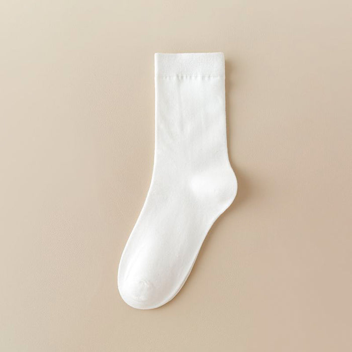 Calcetines Liso Color Blanco 36-40
