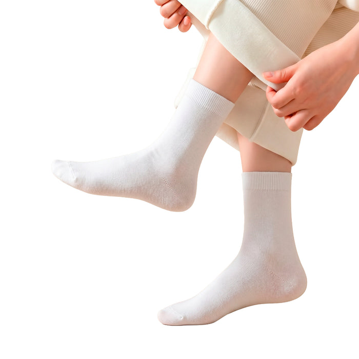 Calcetines Liso Color Blanco 36-40