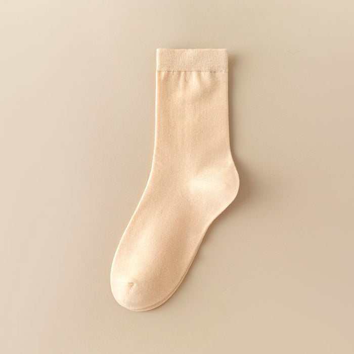 Calcetines Liso Color Beige 36-40