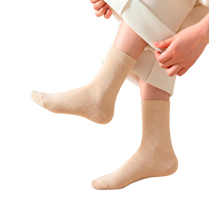 Calcetines Liso Color Beige 36-40
