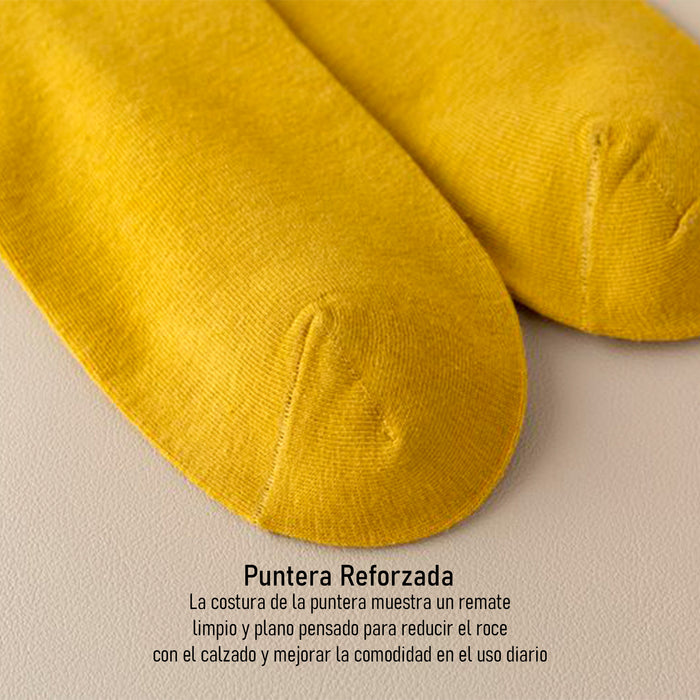 Calcetines Liso Color Beige 36-40
