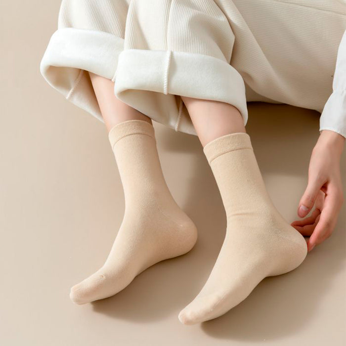 Calcetines Liso Color Beige 36-40