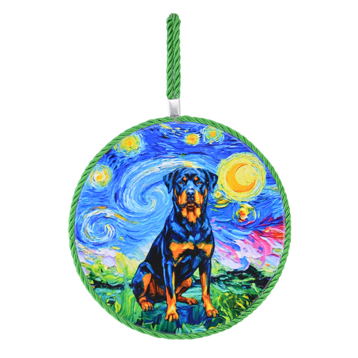 Posaollas Perro Rottweiler Pintura