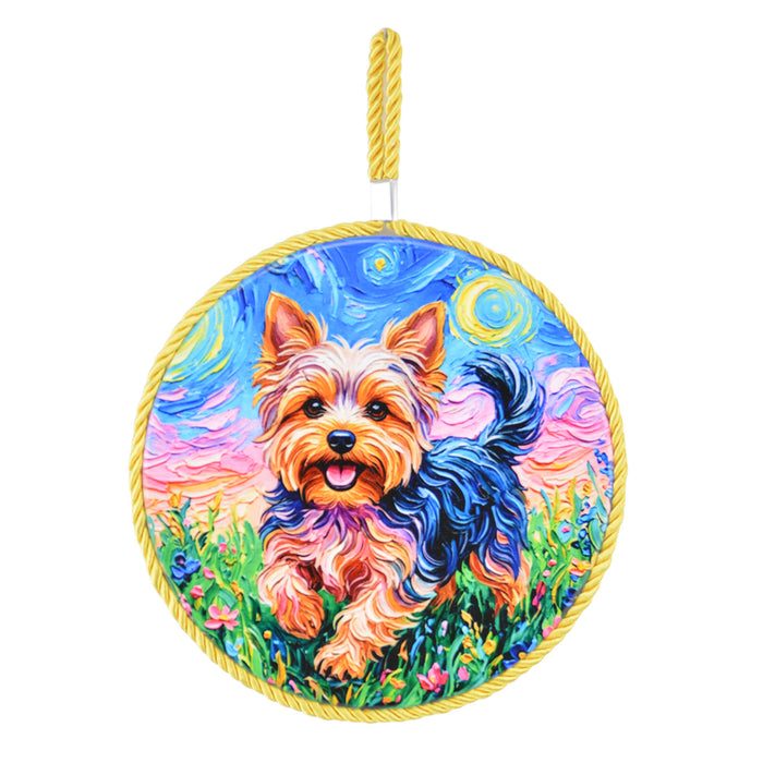 Posaollas Perro Yorkshire Pintura