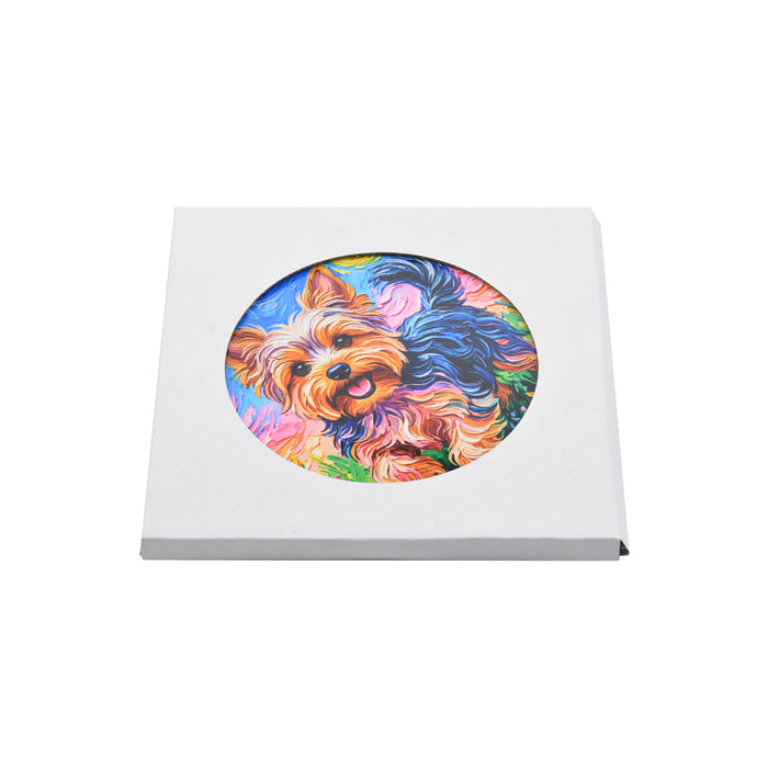Posaollas Perro Yorkshire Pintura