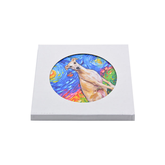 Posaollas Perro Galgo Pintura