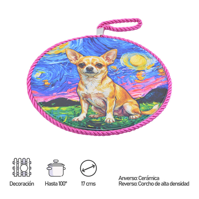Posaollas Perro Chihuahua Pintura