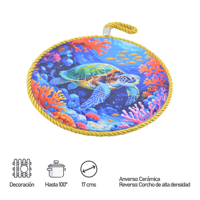 Posaollas Tortuga Marina Hilo Amarillo