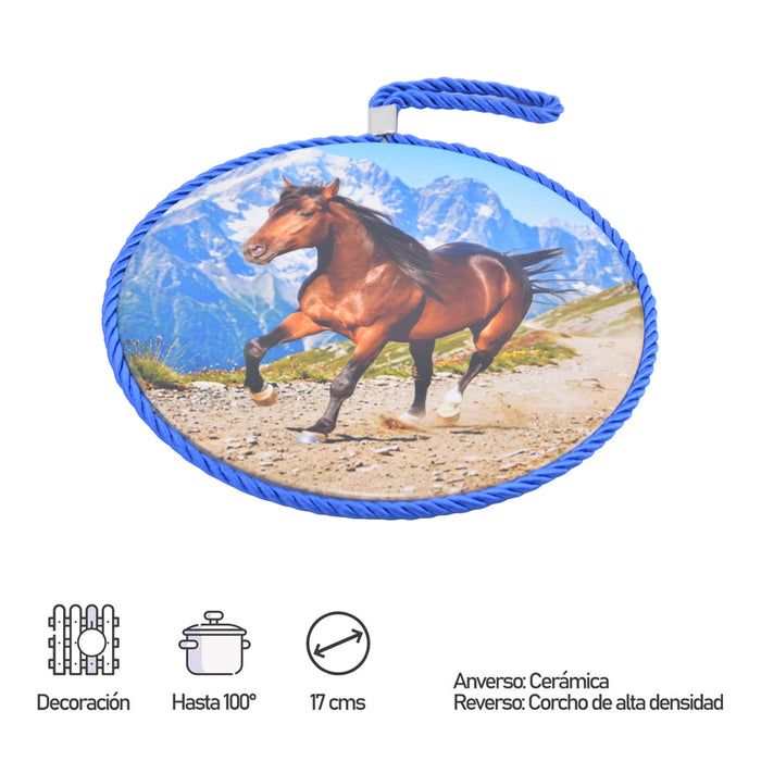 Posaollas Caballo Hilo Azul