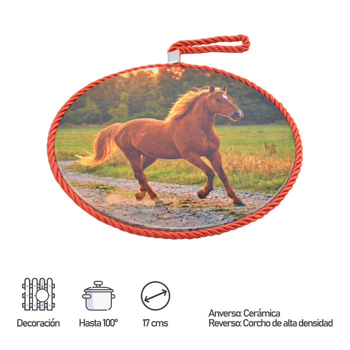 Posaollas Caballo Hilo Rojo