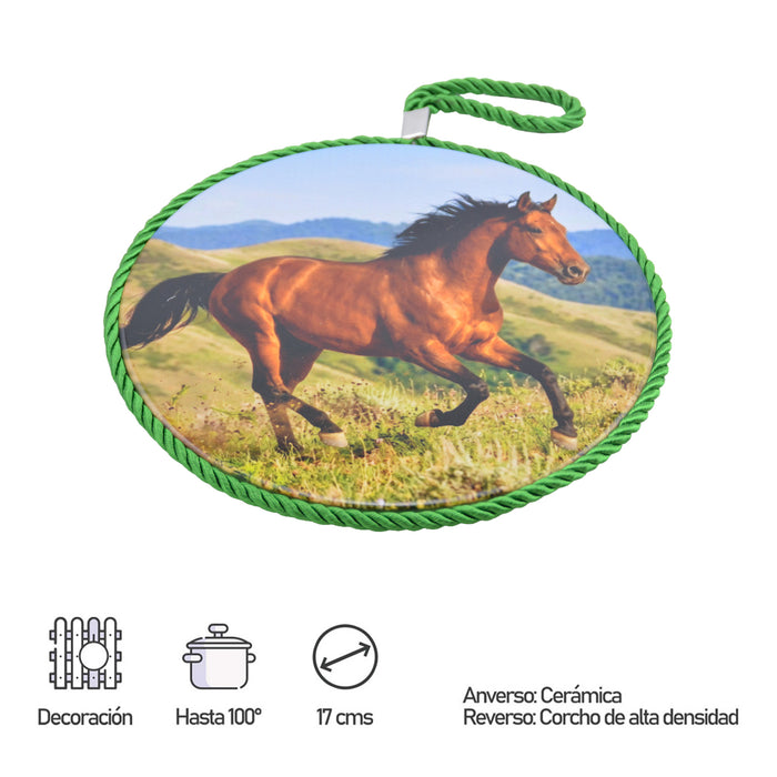 Posaollas Caballo Hilo Verde