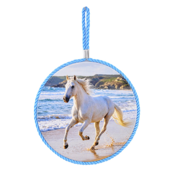Posaollas Caballo Hilo Azul Claro