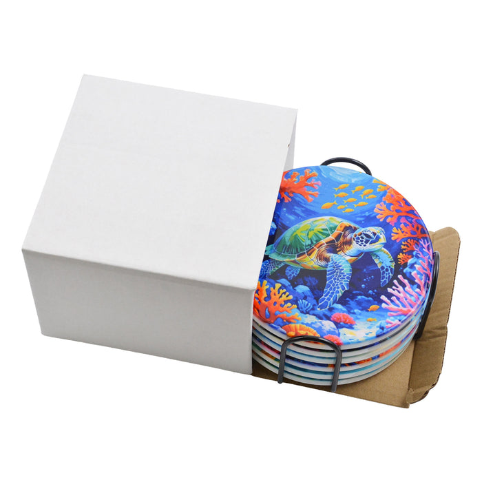 Set de 6 Posavasos Tortugas Marinas