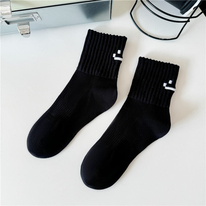 Calcetines Negro Carita Feliz