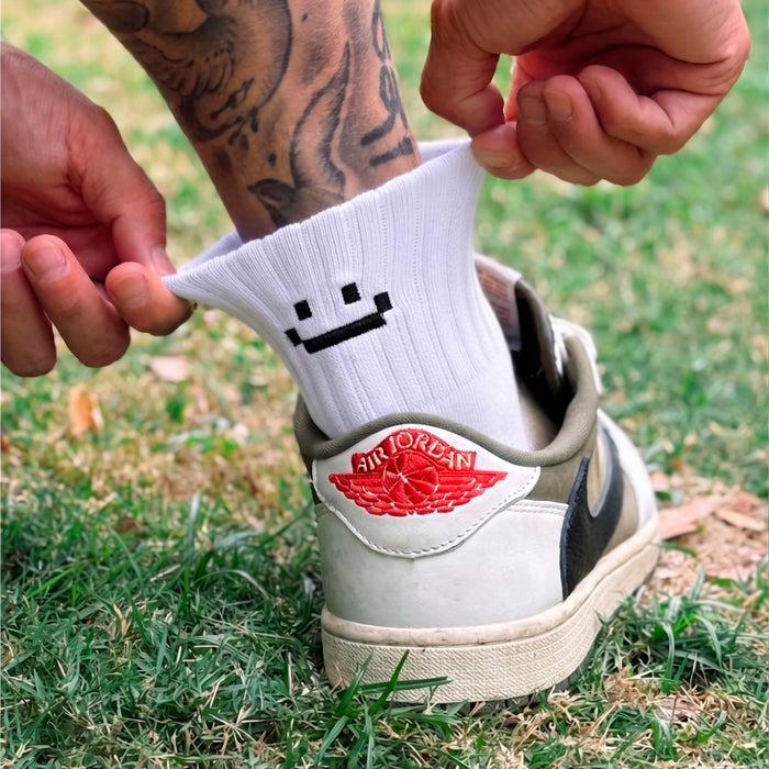 Calcetines Blanco Carita Feliz