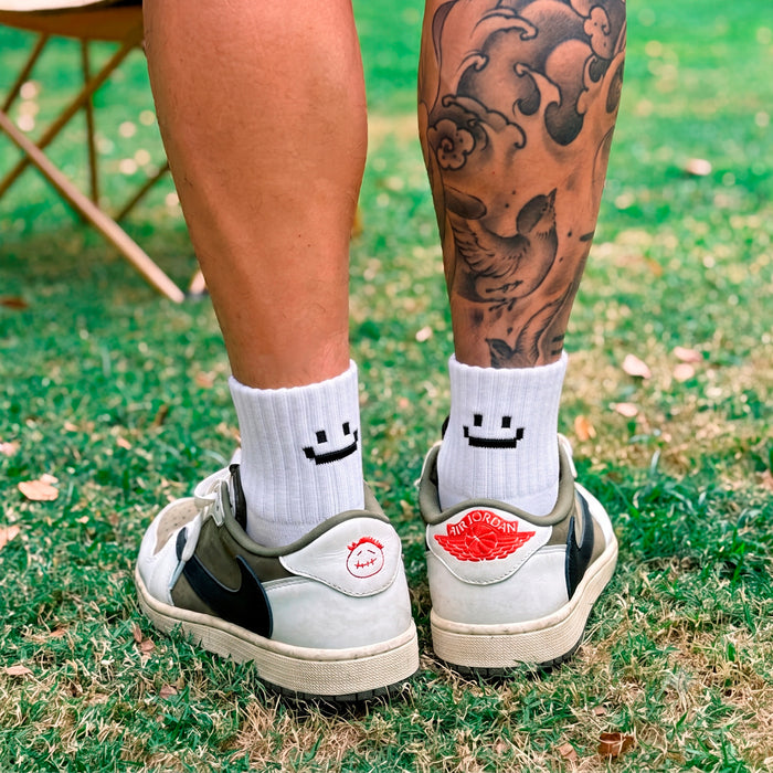 Calcetines Blanco Carita Feliz