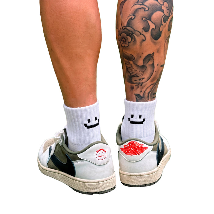 Calcetines Blanco Carita Feliz