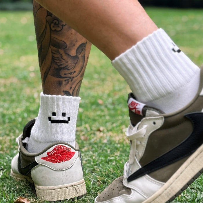 Calcetines Blanco Carita Feliz