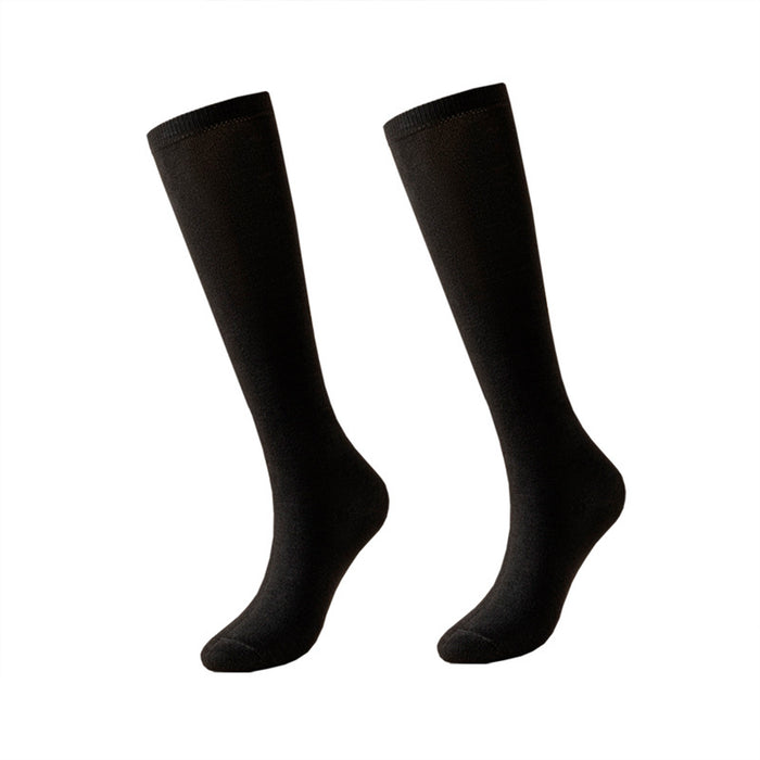 Calcetines Delgados Lisos Extralargos Negros