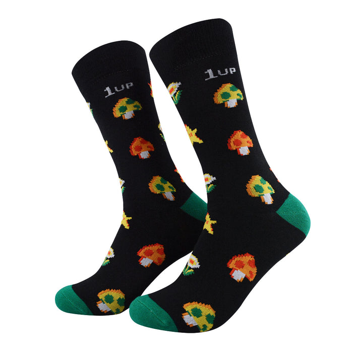 Calcetines Gamer Honguitos Videojuego