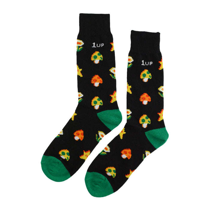 Calcetines Gamer Honguitos Videojuego