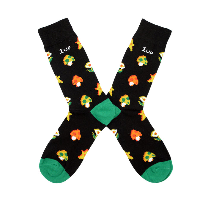 Calcetines Gamer Honguitos Videojuego