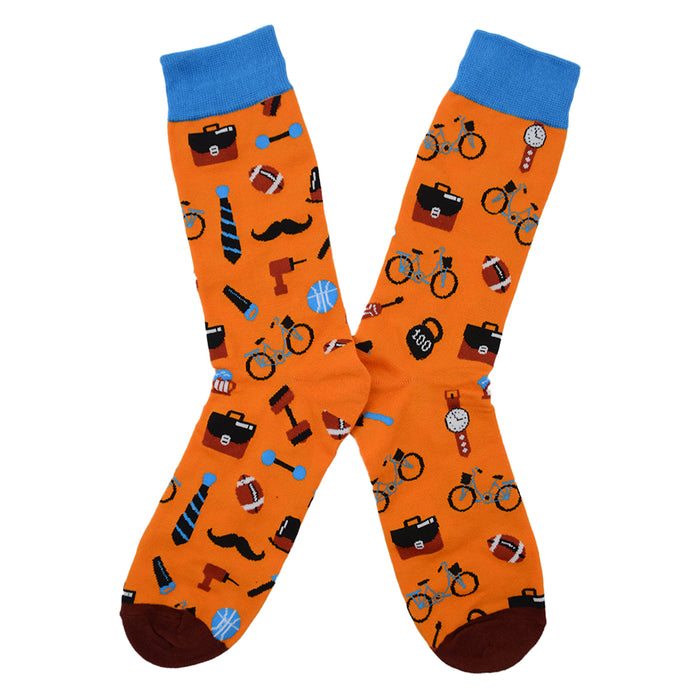 Calcetines Bicicletas Bigotes Maleta Deportes