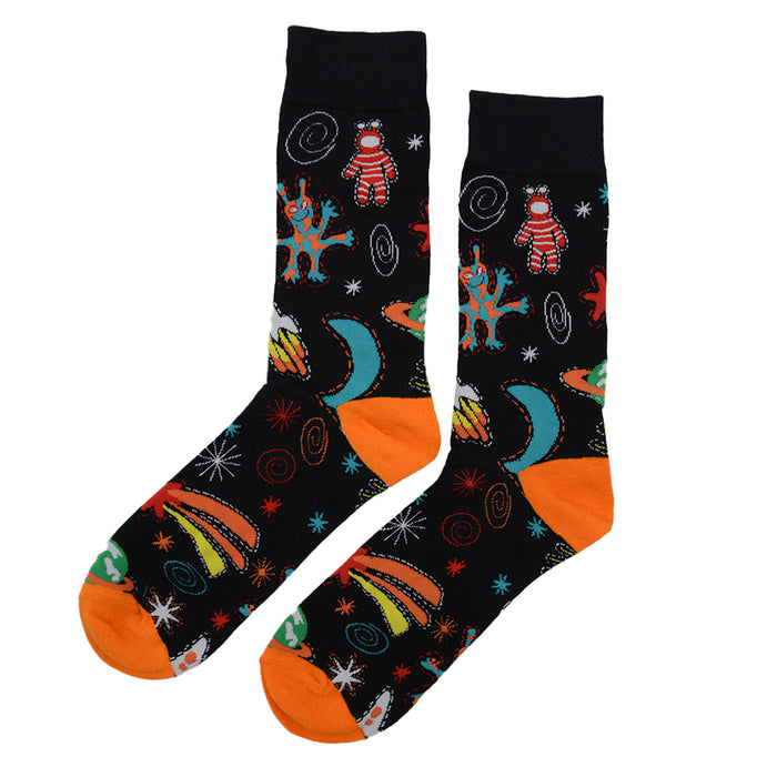 Calcetines Espacio de Colores con Aliens