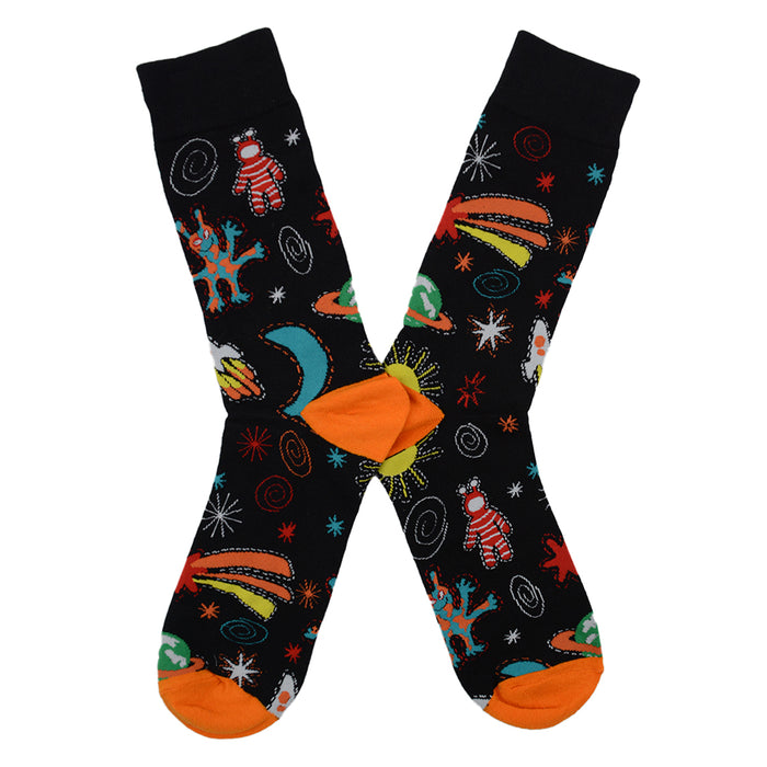 Calcetines Espacio de Colores con Aliens