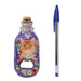 Abrebotellas gatos florales imanes ceramica amarillo 3916-4