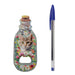 Abrebotellas gatos florales imanes ceramica gris 3916-6