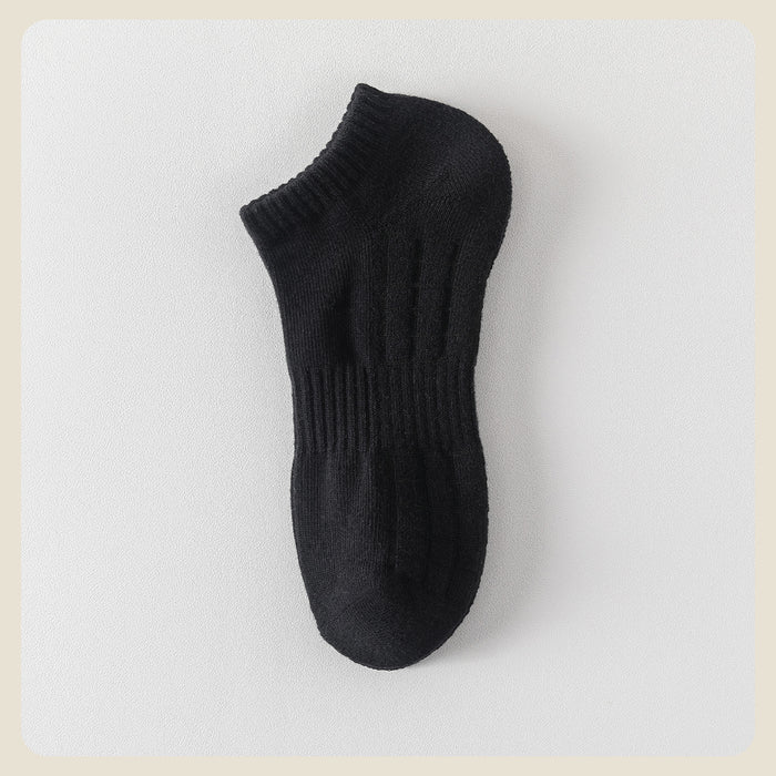 Alta calidad calcetin corto elasticado  negro 