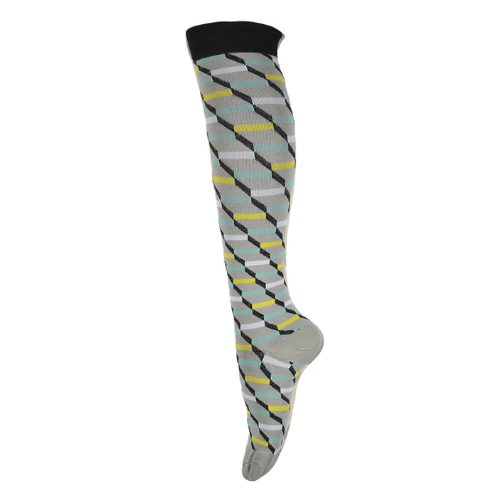 Bucanera compresion nylon rayas colores claros 125-126