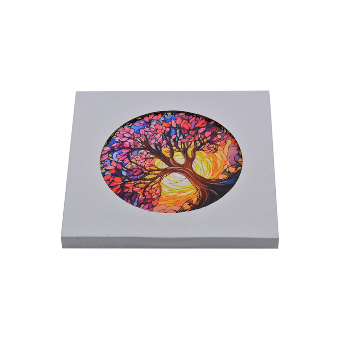 Posaolla colgante ceramica corcho arbol de la vidahilo morado 4214-3