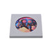 Posaolla colgante ceramica corcho elefante hilo celeste 4217-1