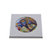 Posaolla colgante ceramica corcho elefante hilo morado 4217-6