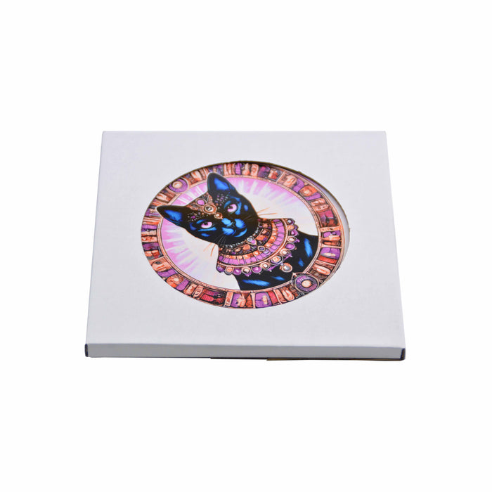 posaolla colgante ceramica corcho gato egipcio caras 4086-3