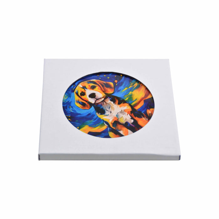 posaolla colgante ceramica corcho perro beagle 4067-4