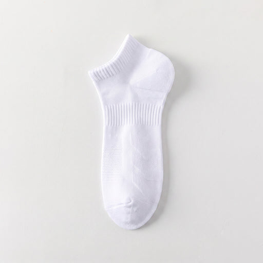 Calcetin algodon deportivo absorbente corto blanco 5137-2