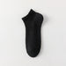 Calcetin algodon deportivo absorbente corto negro 5137-1