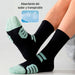 Calcetin algodon deportivo absorbente largo rayas 5136