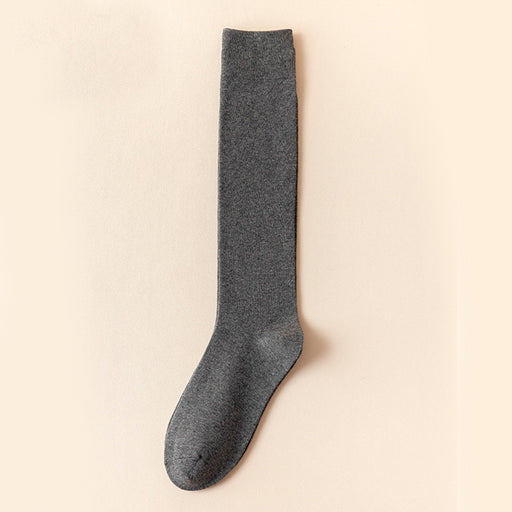 Calcetin algodon extralargos holgado hombre gris 5151-2