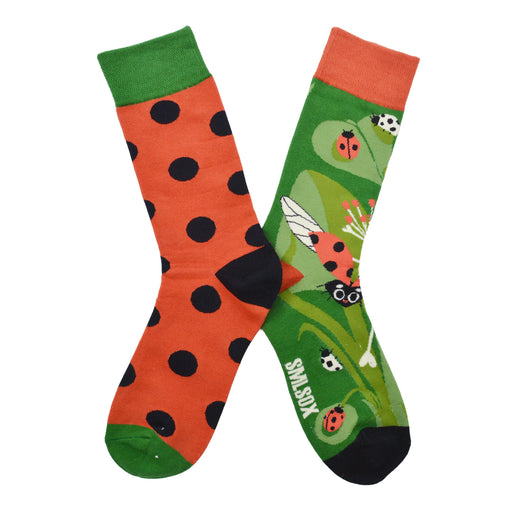 Calcetin algodon largo ab doble diseno chinitas AB-28