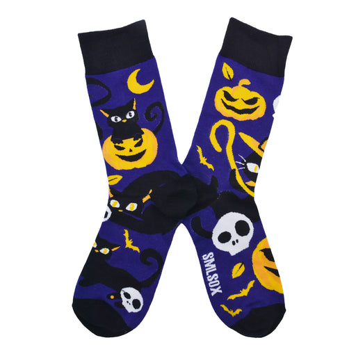 Calcetin algodon largo ab doble diseno halloween AB-40