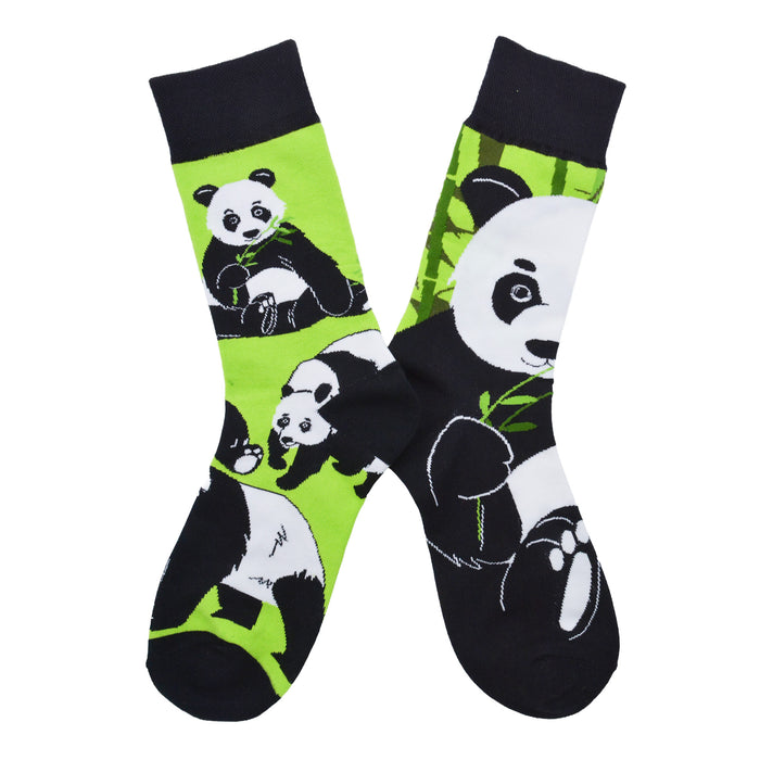 Calcetin algodon largo ab doble diseno oso panda AB-30